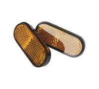 Lot de 2 réflecteurs de roue avant pour Xiaomi Electric Scooter 4 Lite 2ème génération, lumière de sécurité jaune haute visibilité pour conduite de nuit, matériau PP et PS (jaune)