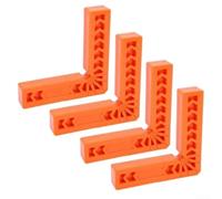 Lot de 2 règles carrées en plastique ABS avec positionnement à 90 degrés pour un alignement précis des bords et une équerre dans les flux de travail d'assemblage