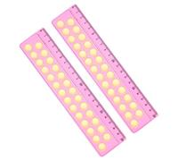 Lot de 2 règles de dessin multifonctions pour mesurer le stress et le stress