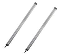 Lot de 2 réglettes extraplates LED 5W + détecteur de mouvement - 50cm - Zenitech