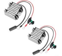 Lot de 2 régulateurs de tension étanches pour Starlink Mini 12 V 24 V vers 30 V CC avec port 5521 pour panneau solaire marin RV