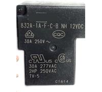 Lot de 2 relais 12 V 832A-1A-FCB 12 V CC 30 A 4 broches