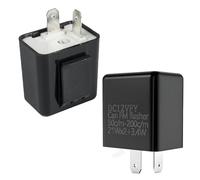 Lot De 2 Relais De Centrale Clignotante DC 12V Pour Moto, Clignotant Universels À 2 Broches, Fréquence De Clignotement Réglabl, Scooters Et Voitures, Indépendamment De La Charge