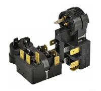 Lot de 2 relais de démarrage QP3-12A pour compresseur de démarreur de réfrigérateur - Pièces de rechange pour congélateur