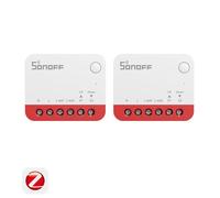 SONOFF MINI-ZBRBS Zigbee commutateur de volet roulant intelligent Mini taille scène intelligente amplificateur de Signal transformer rideaux Sonoff Zigbee Hub MINI-ZBRBS (2 pack)