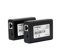 Lot de 2 répartiteurs Gigabit PoE+ 24 W 802.3at vers 5 V/9 V//12 V, (5,5 mm x 2,1 mm) ou adaptateur d'alimentation micro USB pour Raspberry Pi 2/3B+, tablettes, caméras de sécurité (avec 6 câbles)