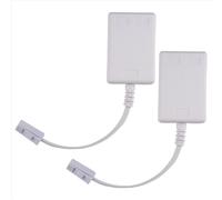 Lot de 2 répartiteurs microfiltres pour Internet haut débit, prise BT vers ADSL RJ11
