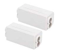 Lot de 2 Répartiteurs Principaux Haute Puissance ZK 1310 1000 V 80 A en Forme de T 1 Entrée 2 Sorties, Boîte de Bornier de Câblage Utilisée pour Interrupteur de Lumière de Dôme,