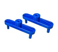 Lot de 2 repères centraux pour le travail du bois pour un marquage précis sur les planches et panneaux ABS Durabilité