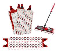 Lot de 2 Replacement Microfibre Pad pour Vileda EasyWring Ultramax/ 1-2 Spray Tampons de Microfibre pour Tous Types De Sols-46*14cm