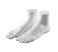 Lot de 2 répliques de pied femelle en PVC pour la construction de mannequin de pied - Outil d'entraînement adapté pour la simulation de prototypes de chaussures