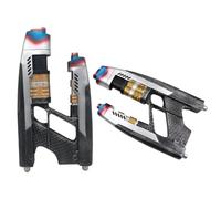 Lot de 2 répliques de super-héros Star Lord Blaster Gun Galaxy Peter Quill - Accessoires de cosplay - Accessoires d'Halloween