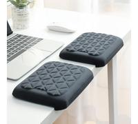 Lot de 2 repose-bords de bureau en forme de L - Soutien confortable pour le bord de table ou de bureau, antidérapant, rembourrage en mousse à mémoire de forme (20 * 14cm)
