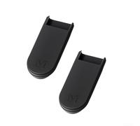 Lot de 2 repose-pouce en silicone pour saxophone - Prise en main douce pour un meilleur confort de jeu - Accessoire facile à installer pour la plupart des saxophones - Noir