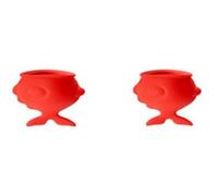 Lot de 2 repulpeurs à lèvres en silicone en forme de poisson - Appareil de beauté élastique pour lèvres complètes - Méthode non invasive - Outil de beauté pour lèvres - Outil de beauté pour bouche