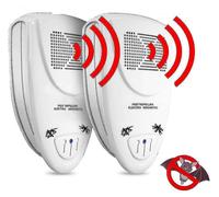 Lot De 2 Repulsifs A Ultrasons Pour Chauves-Souris : Eliminez-Les En 72 Heures