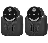 Lot de 2 répulsifs à ultrasons - Smart USB Plug-in Insectifuge avec fréquence réglable, 3 modes, pour la maison, l'entrepôt et le bureau - pour souris, rats, moustiques, cafards (noir, A)
