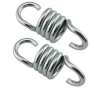Lot de 2 ressorts de balançoire de porche robustes avec design absorbant les chocs pour suspension de plafond, fixations de balançoire de jardin et chaise suspendue de porche d'extérieur ou (2 pièces)