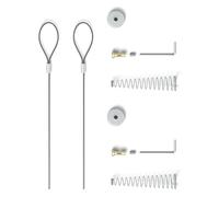 Lot de 2 ressorts de tirage de loquet de portail faciles à installer et à mettre à niveau rapidement