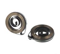 Lot de 2 ressorts hélicoïdaux pour perceuse - 0,8 x 10 x 53 mm - Boîtier chromé et finition oxyde noirci pour une résistance à la rouille