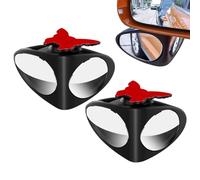 Lot de 2 rétroviseurs d'angle mort pour voiture - Grand angle réglable | Élargissement du champ de vision pour les débutants et les véhicules tels que voiture, camion, SUV, intérieur, extérieur