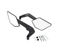 Lot de 2 rétroviseurs de moto, accessoires de vélo avec coques réfléchissantes rotatives pour la conduite quotidienne, les excursions d'aventure et les voyages, comme cadeau pour homme et femme