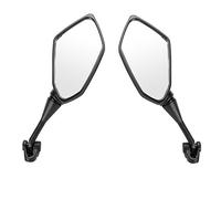 Lot de 2 rétroviseurs de moto, rotation à 360 °, très résistants, rétroviseurs réfléchissants gauche et droit, grand angle pour Honda CBR 600 F4 F4I