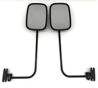 Lot de 2 rétroviseurs extérieurs Ø 10 mm Tracteur pelleteuse 174 x 125 mm Support de rétroviseur long bras