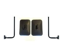Lot de 2 rétroviseurs extérieurs - 305 x 200 mm - Diamètre : 18-20 - Pour camion - Avec bras de rétroviseur