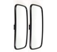 Lot de 2 rétroviseurs extérieurs - 375 x 185 - Diamètre : 14-23 - Pour camion, pelleteuse, tracteur, engins de chantier.