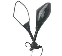 Lot De 2 Rétroviseurs Latéraux À Avec Clignotants Et Clignotants 10 Mm Pour Moto Pour Suzuki(Rear Mirrors)