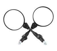 Lot De 2 Rétroviseurs Latéraux Ronds Pliables Modifiés Pour Moto Pour KLX250 KL250