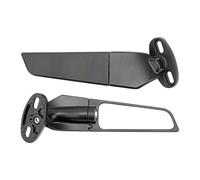 Lot de 2 rétroviseurs latéraux rotatifs réglables for moto Ninja 250/300/H2/H4 ，Rétroviseurs Moto