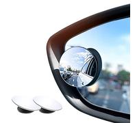 Lot de 2 rétroviseurs pour angles morts pour voitures - BeskooHome Rétroviseur convexe convexe rotatif à 360 ° étanche pour voitures universelles