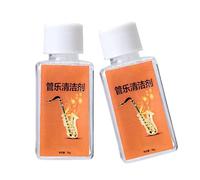 Lot de 2 Revitaliseurs de Surfaces en Laiton Saxophone Nettoyant Oxydation Liquide pour Trombone et Revêtement de Protection en Laiton Instrument Cleaner
