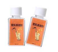 Lot de 2 Revitaliseurs de Surfaces en Laiton Saxophone Nettoyant Oxydation Liquide pour Trombone et Revêtement de Protection en Laiton Instrument Cleaner