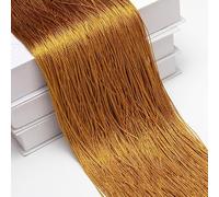 Lot de 2 rideaux à fils - 100 x 200 cm - Rideau de porte - Séparateur de pièce - Protection contre les mouches ou décoration - Peut être raccourci - Lavable - Rideau décoratif pour fête, mariage -