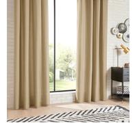 Lot de 2 rideaux d'ameublement ""Anjali"" en Coton 135 x 240 cm Atmosphera - Ficelle