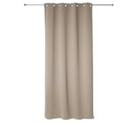 Lot de 2 rideaux occultant lin à oeillets 135 x 240 cm