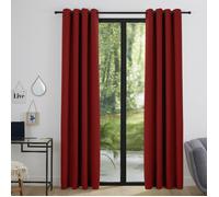 Lot de 2 Rideaux occultants 140 x 260 cm ""Night"" Cerise