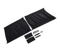 Lot de 2 rideaux pare-soleil de voiture - 50 x 39 cm - Noir - Qualité supérieure - Anti-soleil - Pour SUV, van - Avant et arrière - Protection de la vie privée