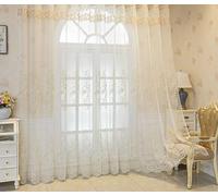 Lot de 2 rideaux plissés élégants pour salon et chambre à coucher - 160 cm de long - En polyester - 106,7 x 160 cm - Décoration d'intérieur élégante