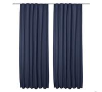 Lot de 2 rideaux thermiques Bleu Amelie TK, 140x245cm