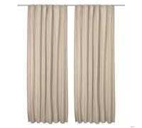 Lot de 2 rideaux thermiques Crème Amelie TK, 140x245cm