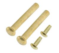 Lot de 2 rivets dorés 3 mm et 21 for réparation d'éventails pliables, légers portables, for bricolage, artisanat, accessoires for manche à main lingli