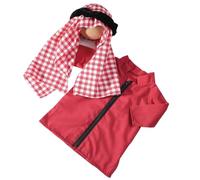 Lot de 2 robes de bébé à manches longues avec foulard assorti pour photos mémorables