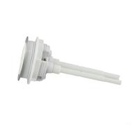 Lot de 2 robinets de chasse d'eau à double bouton poussoir de rechange pour trou rond standard 48 mm - Mécanisme de chasse d'eau blanc - Convient à la plupart des toilettes à double chasse d'eau