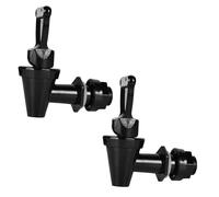 Lot de 2 robinets de rechange pour distributeur de boissons, robinet d'eau en plastique réutilisable pour bocal en verre et distributeur de boissons