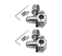 Lot de 2 robinets de valve de perçage BPV31 pour climatisation et climatisation compatibles avec tuyaux en cuivre de 1/4", 5/16", 3/8"