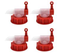Lot de 2 robinets Jerrican 61 mm | En polyéthylène haute densité robuste | Qualité alimentaire